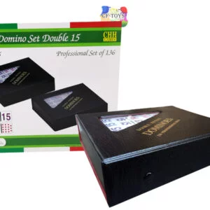 JUEGO DE MESA CASINO DOMINO CUBANO DE DOBLE 15 NÚMEROS