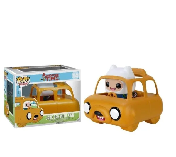 FUNKO POP Adventure Time JAKE CAR WITH FINN  : FIGURA AVENTURTAS EN EL TIEMPO CARRO JAKE Y FINN 14