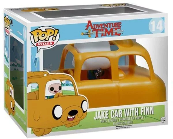 FUNKO POP Adventure Time JAKE CAR WITH FINN  : FIGURA AVENTURTAS EN EL TIEMPO CARRO JAKE Y FINN 14 - Image 5