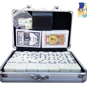 Alternative view of JUEGO DE MESA CASINO SET DE MULTIJUEGOS  DOMINO BARAJAS POKER ESPAÑOLA 5 DADOS EN PORTAFOLIO