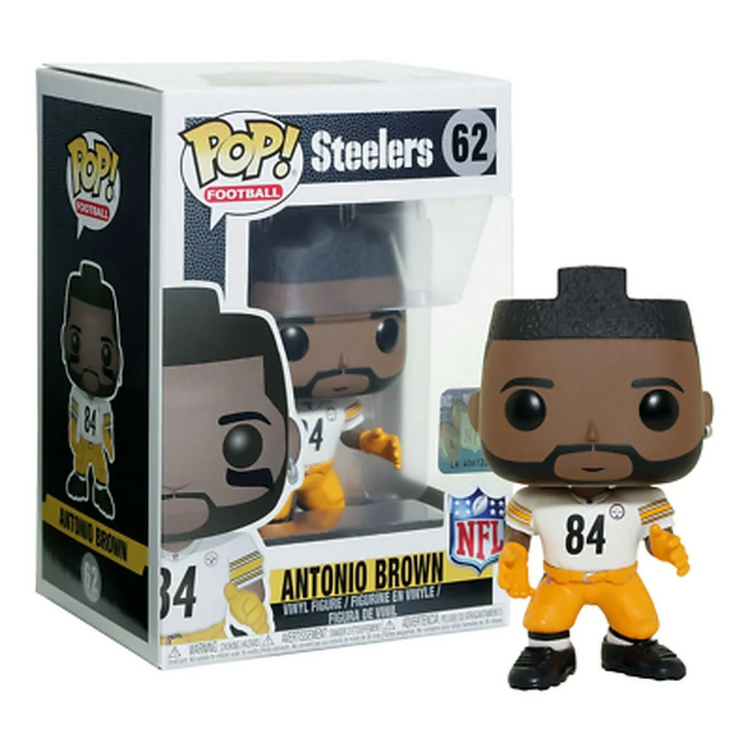 FUNKO POP FOOTBALL NFL STEELERS   : FIGURA ANTONIO BROWN 62
