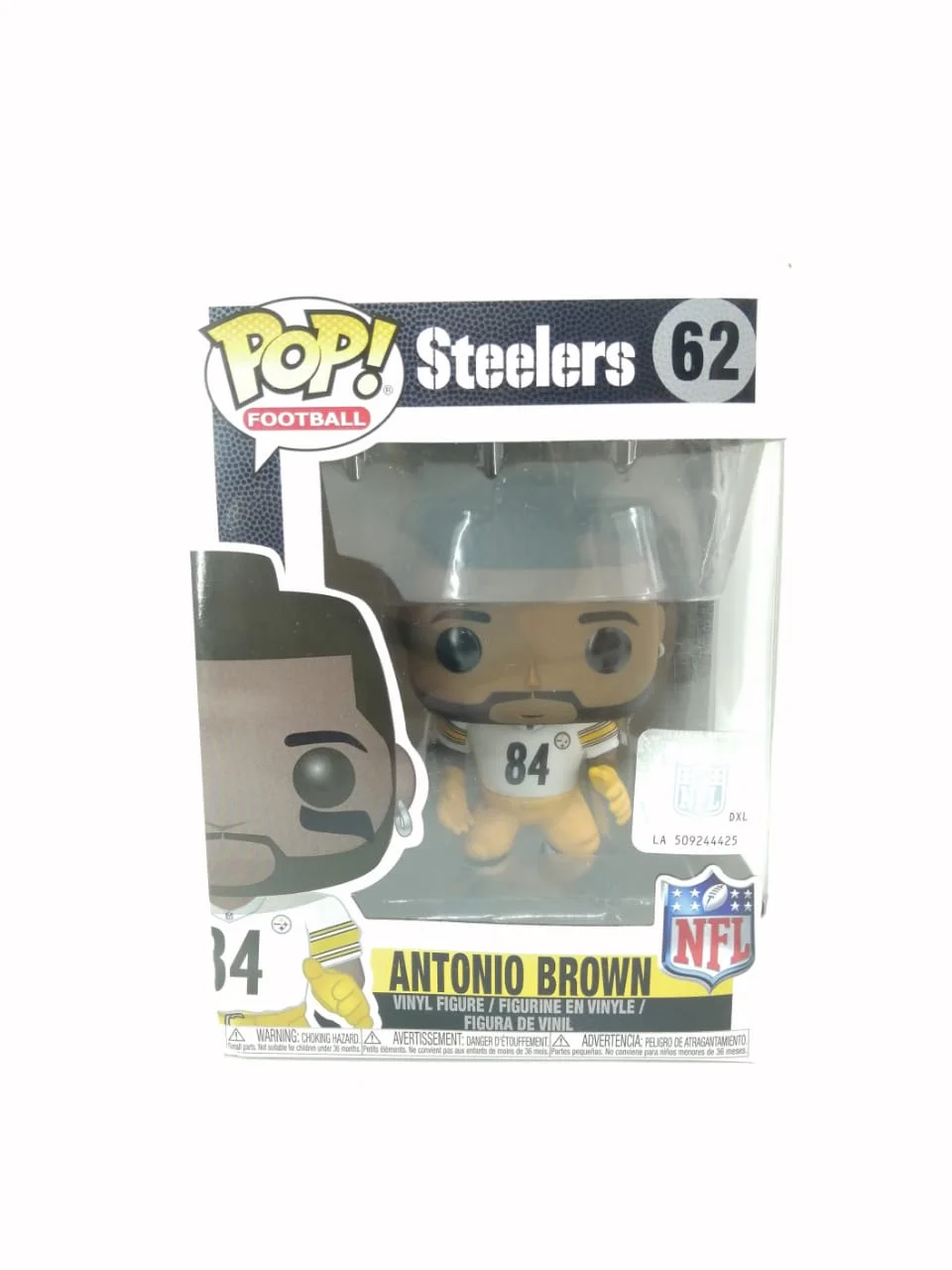 FUNKO POP FOOTBALL NFL STEELERS   : FIGURA ANTONIO BROWN 62 - Image 4