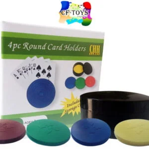 JUEGO DE MESA CASINO PORTA BARAJAS ROUND CARD HOLDERS