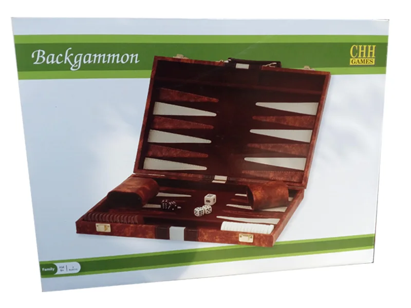 JUEGO DE MESA CASINO BACKGAMMON PORTAFOLIO GRANDE PORTATIL - Image 3