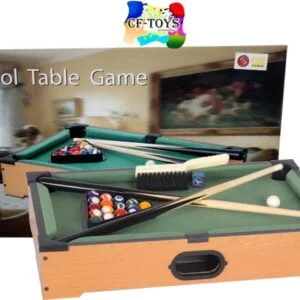Juego De Mesa Billar Portatil de Madera: Pool Table