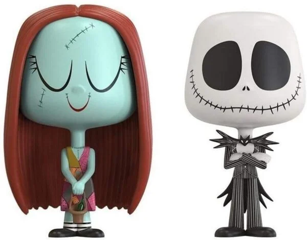 FUNKO POP DISNEY VYNL THE NIGHTMARE BEFORE CHRISTMAS : FIGURA 2 PACK SALLY, JACK SKELLINGTON - Image 2