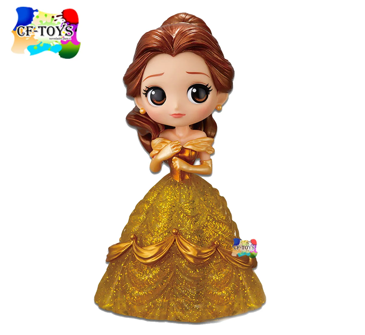 BANPRESTO BANDAI : QPOSKET DISNEY PRINCESAS : BELLE GLITTER : BELLA DIAMANTINA - Image 2