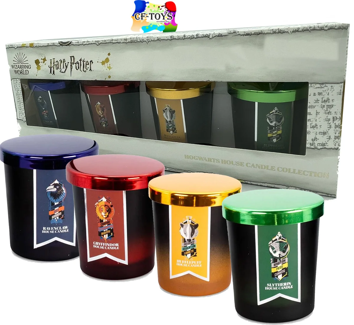 UKONIC HARRY POTTER: Velas Tematica Casa Hogwarts: GRYFFINDOR SLYTHERIN HAFFLEPUFF RAVENCLAW