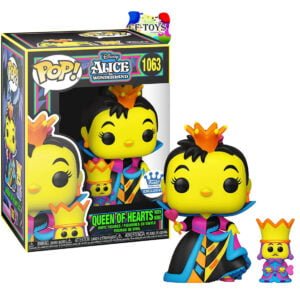 FUNKO POP DISNEY: QUEEN OF HEARTS: ALICIA EN EL PAIS DE LAS MARAVILLAS: EXCLUSIVO FUNKO BLACKLIGHT 1063