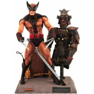 Alternative view of NECA Marvel Select : Figura Wolverine Armadura Samurai