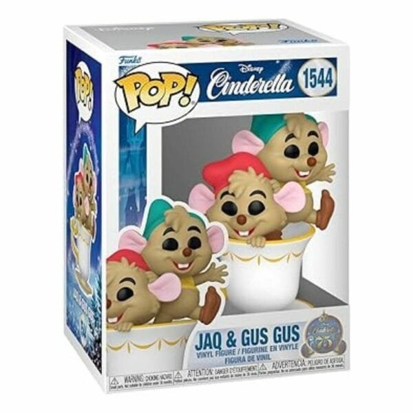 Funko POP Disney Princesas Cenicienta: Ratones Jack Jaq y Gus Gus 1544 - Image 3