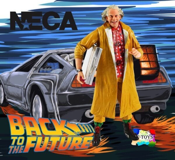 Copia de NECA REEL TOYS: BACK TO THE FUTURE: Figura Volver al Futuro Doc Brown - Image 5