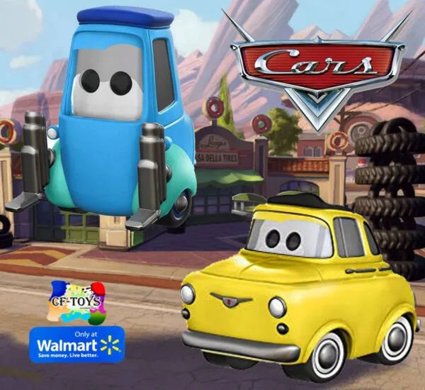Funko POP Disney Pixar Cars: Luigi 285: Guido 286: Set 2 Piezas: Exclusivo Walmart
