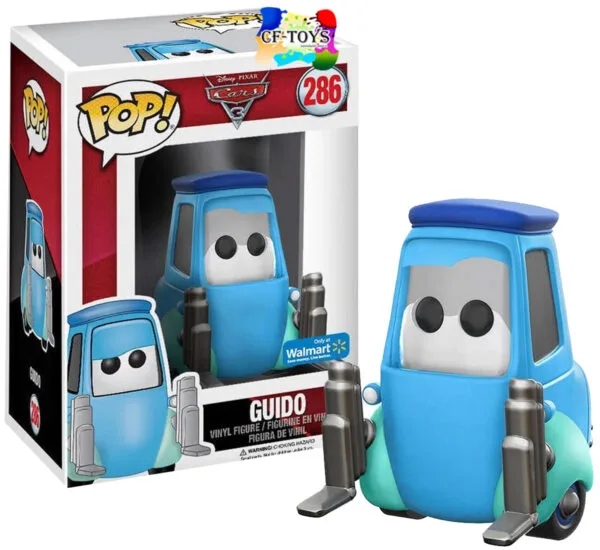Funko POP Disney Pixar Cars: Luigi 285: Guido 286: Set 2 Piezas: Exclusivo Walmart - Image 3
