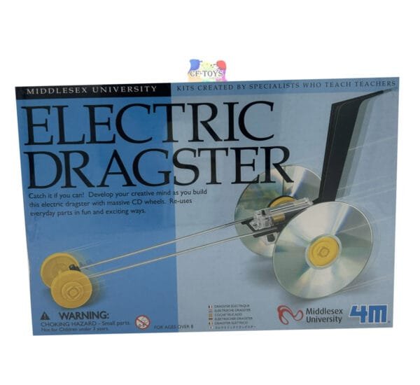 JUEGO DIDACTICO: TOYSMITH 4M: DRAGSTER ELECTRICO: ARMA TU CARRO: DIY