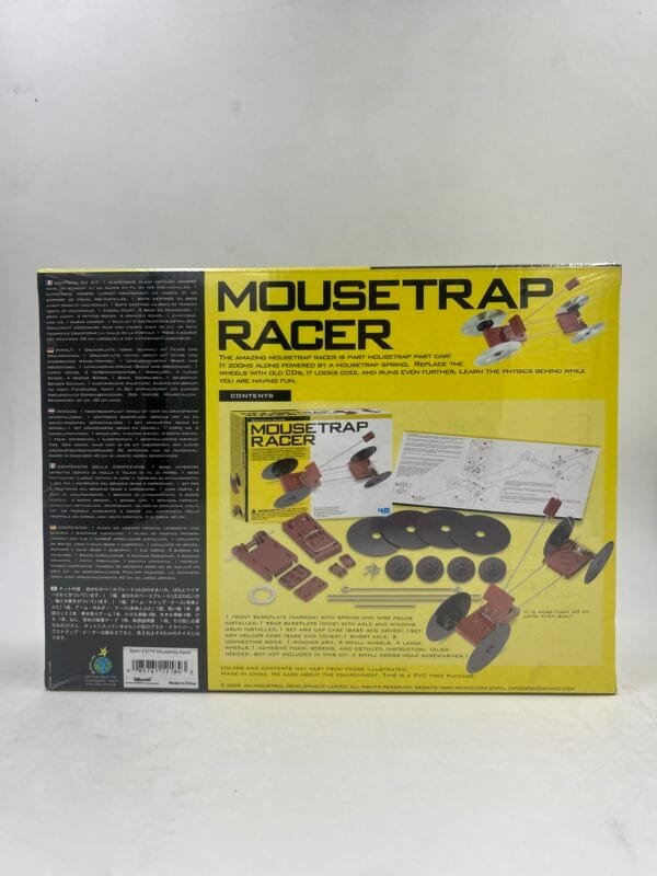 JUEGO DIDACTICO: TOYSMITH 4M: AUTO DE CARRERAS: ARMA TU COCHE DE CARRERAS CON TRAMPA PARA RATON: DIY - Image 4