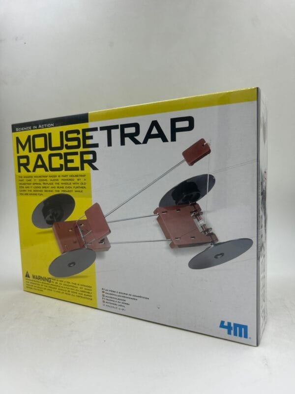 JUEGO DIDACTICO: TOYSMITH 4M: AUTO DE CARRERAS: ARMA TU COCHE DE CARRERAS CON TRAMPA PARA RATON: DIY
