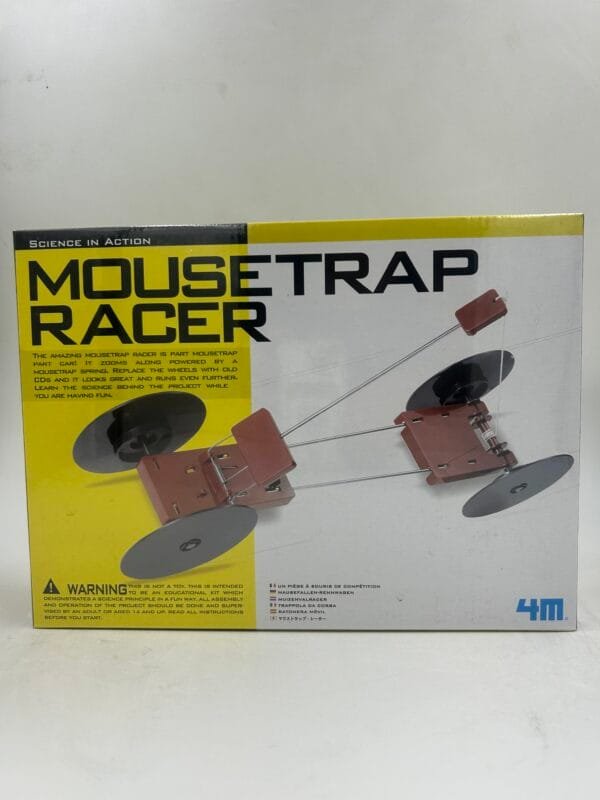 JUEGO DIDACTICO: TOYSMITH 4M: AUTO DE CARRERAS: ARMA TU COCHE DE CARRERAS CON TRAMPA PARA RATON: DIY - Image 2