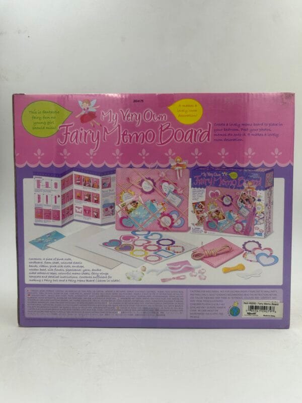 JUEGO DIDACTICO: TOYSMITH 4M: TABLERO DE NOTAS: ARMA TU FAIRY MEMO BOARD: HADAS CORAZONES FLORES DIY - Image 2