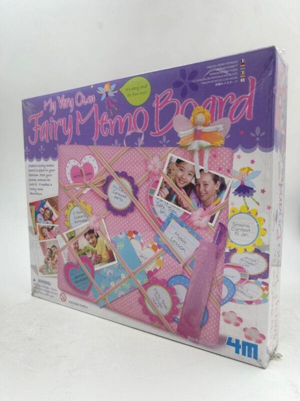 JUEGO DIDACTICO: TOYSMITH 4M: TABLERO DE NOTAS: ARMA TU FAIRY MEMO BOARD: HADAS CORAZONES FLORES DIY