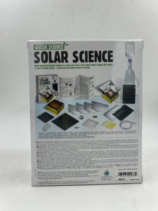 KIT DIDACTICO: JUEGO TOYSMITH 4M: SOLAR SCIENCE: Fabrica Calentador de Agua Y Horno Solar DIY - Image 3