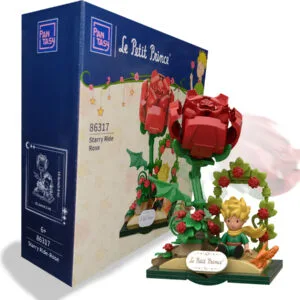 Juego Set De Bloques Kit De Construccion: Pantasy: Principito Rosa