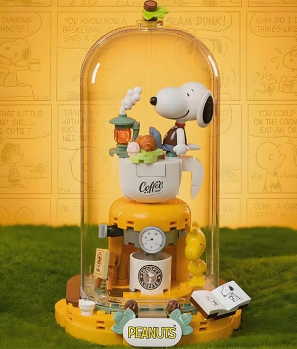 Juego Set De Bloques Kit De Construccion: Pantasy: Peanuts Snoopy Cafetera Con Capelo - Image 3
