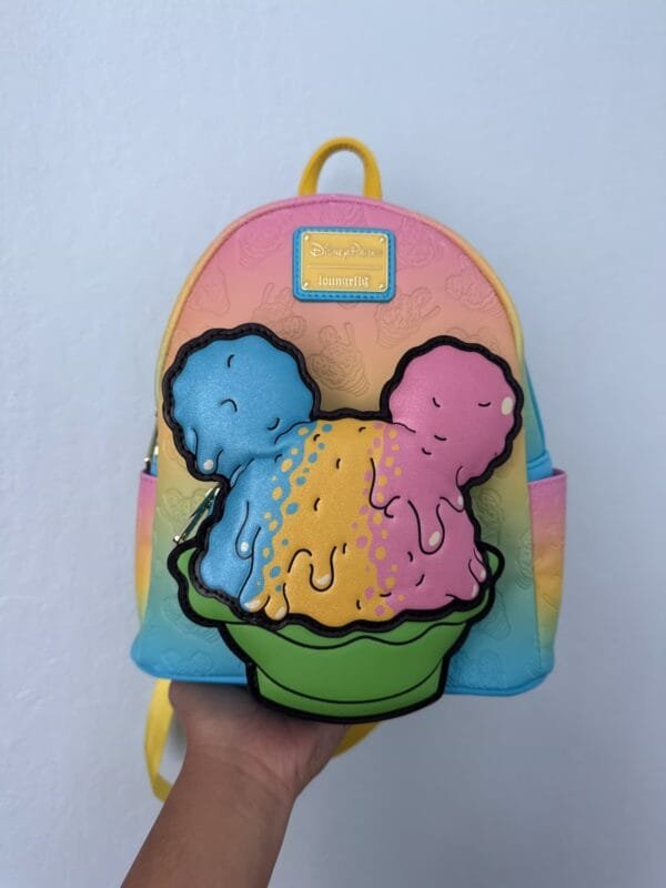 Copia de LOUNGEFLY DISNEY: Mochila Exclusiva Disney Parks: Helado Colores  Pastel - Image 2
