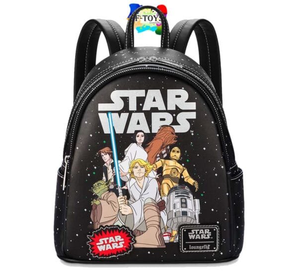 LOUNGEFLY STAR WARS: Mochila Exclusiva Guerra de las Galaxias